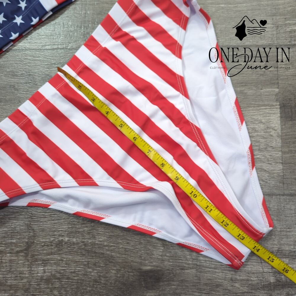 CharmLeaks High Waist Crop Bikini Swimsuit Size XL - Picture 3 of 4